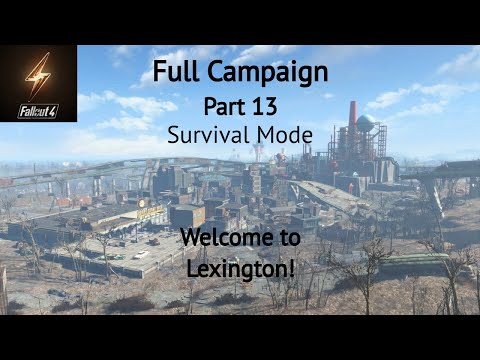 Fallout 4! Part 13: Full Campaign - Lexington / Parking Garage and In-Town Areas