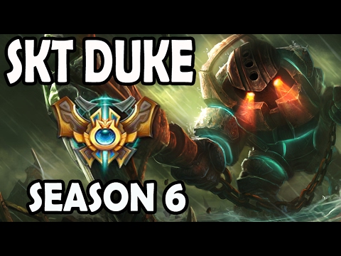 SKT T1 Duke Nautilus vs Poppy TOP Ranked Challenger Korea