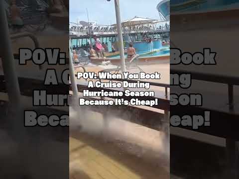 Thumbnail for Carnival Cruise in Hurricane Season 🌊 Wild & Unforgettable! #shorts