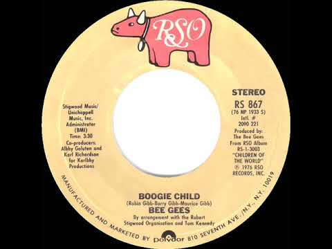 1977 HITS ARCHIVE: Boogie Child - Bee Gees (stereo 45 single version)