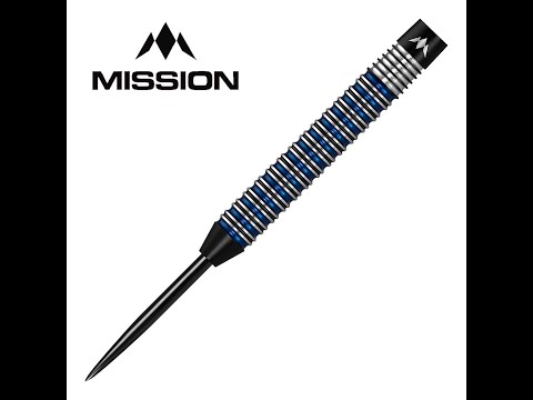Mission Nightfall M2 24g Steel Tip Darts - Straight Ring - D1845