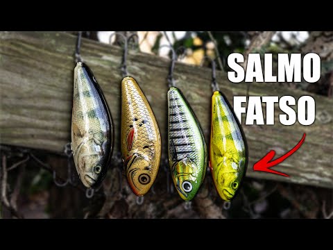 Salmo Fatso 8cm 25g Spotted Brown Perch S