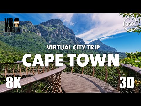 Cape Town, South Africa Guided Tour in 360 VR(Teaser) - Virtual City Trip - 8K 360 3D