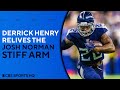 Derrick Henry recaps what happened in the moments after his stiff-arm on Josh Norman | CBS Sports HQ
