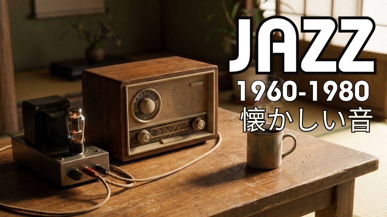 【作業用BGM】自然と作業がはかどる昭和ジャズ｜やさしいアナログの音が流れる静かなひととき