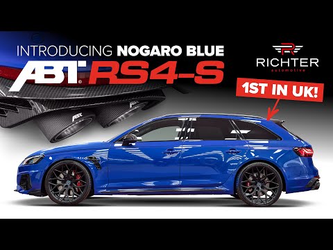Introducing the 1st Nogaro Blue ABT RS4-S in the UK - Richter Automotive