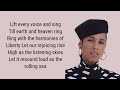 Alicia Keys - Lift Every Voice And Sing (Lyrics)