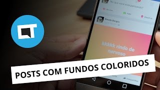 Como fazer posts com fundos coloridos no Facebook