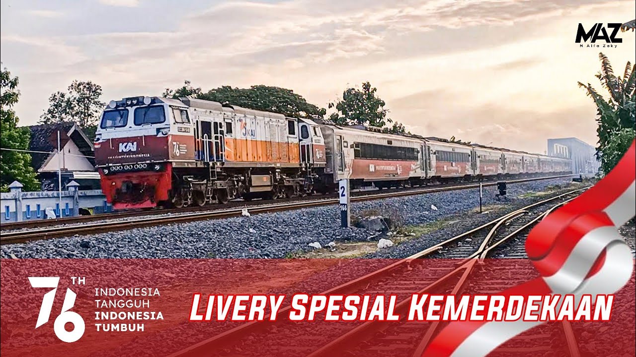 PT KAI Hadirkan Livery Spesial Menyambut Hari Kemerdekaan Republik Indonesia.