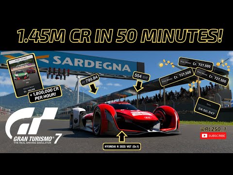 How to Earn HUGE Credits FAST in GT7 Sardegna WTC 800 - Easy Method