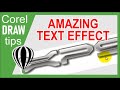 Efecto del texto en Corel Draw