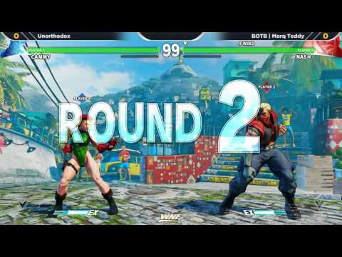 WNF Wednesday Night Fights 1.4 SFV - Unorthodox (Cammy, Zangief) vs BOTB | Marq Teddy (Nash)