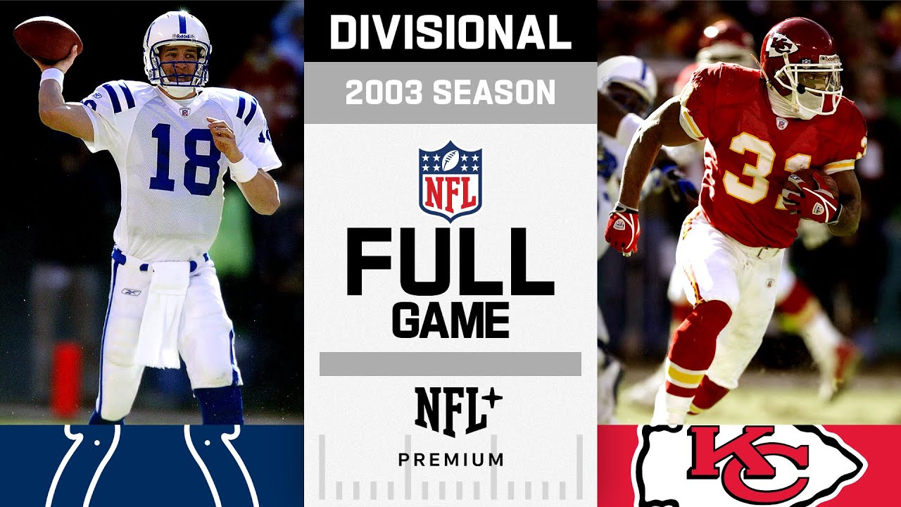 Zero Punts! Indianapolis Colts vs. Kansas City Chiefs FULL GAME | NFL 2003 AFC Divisional Game