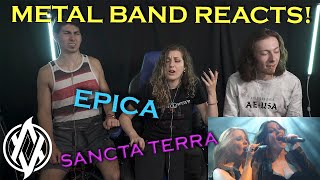 Metal Band Reacts! | Epica - Sancta Terra (LIVE!)