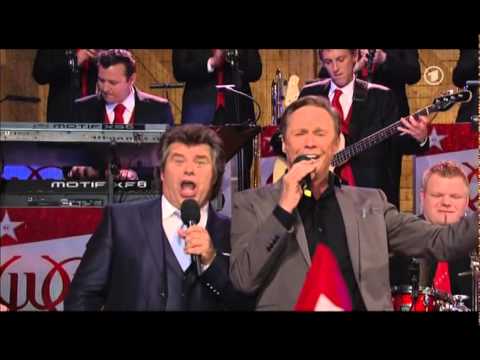 Peter Kraus mit Wolfgang Lindner Band