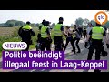 Politie maakt einde aan ILLEGALE RAVEPARTY in Laag-Keppel
