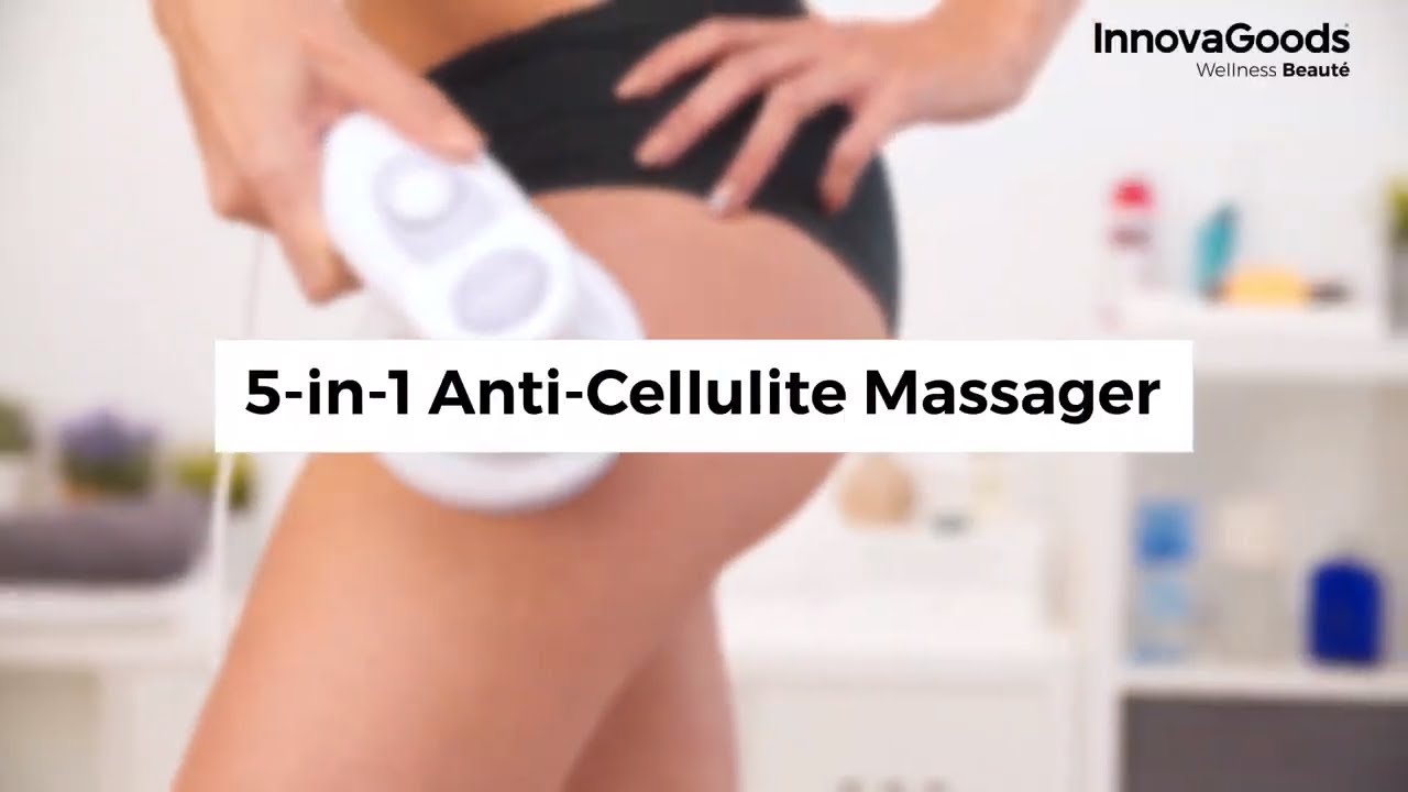 InnovaGoods Wellness Beauté anticeliulitinis elektrinis masažuoklis 5 viename