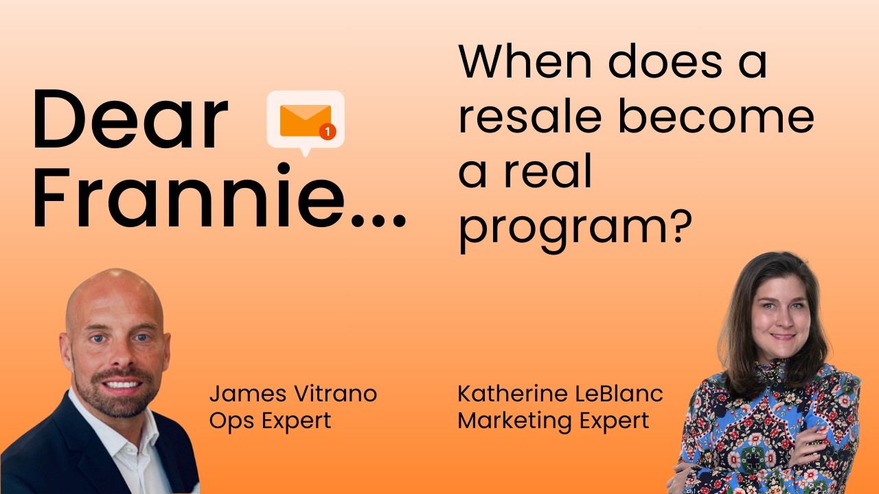 When does a resale become a real program?