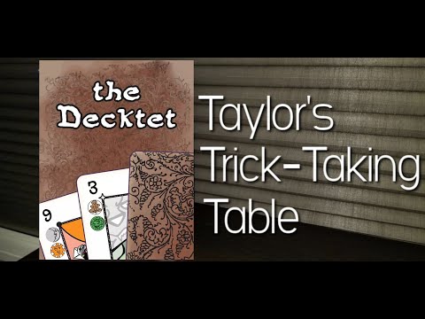 Gongor Whist ~ Taylor's Trick-Taking Table