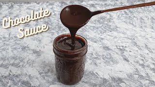 Easy Chocolate Sauce | Calda de Chocolate Fácil