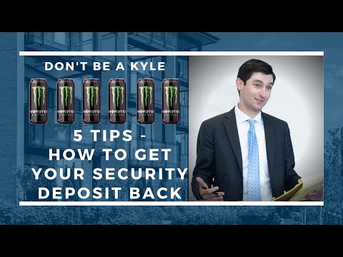 5 Tips to Get Your Security Deposit Back | Explained by REAL lawyer