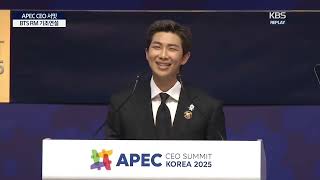 (VIETSUB) Bài phát biểu của RM tại Hội nghị Thượng đỉnh CEO APEC | HanaG2839