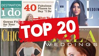 The Very Best Bridal Magazines, Ranked ✌