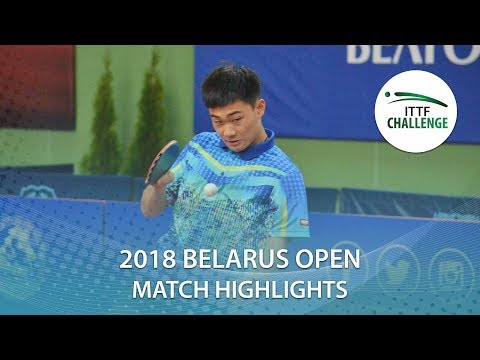 Sun Zheng vs Florian Cnudde | 2018 ITTF Challenge Belarus Open Highlights (R32)