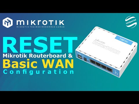 How to reset a Mikrotik Routerboard for a fresh start #HowToResetMikrotik #MikrotikWanConfiguration
