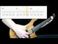 Nirvana Come As You Are Bass Cover Play Along Tabs In Video