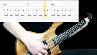 Nirvana - Come As You Are (Bass Cover) (Play Along Tabs In Video)