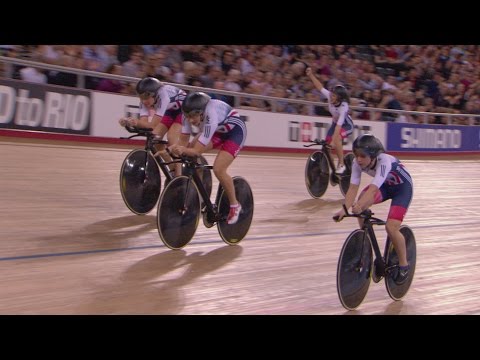 Women's Team Pursuit Bronze Finals - Track Cycling World Championships | London, England