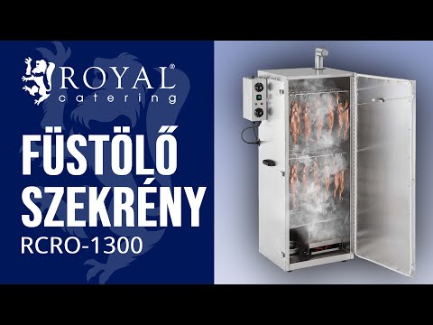 Videó - Füstölő szekrény - 8 rács