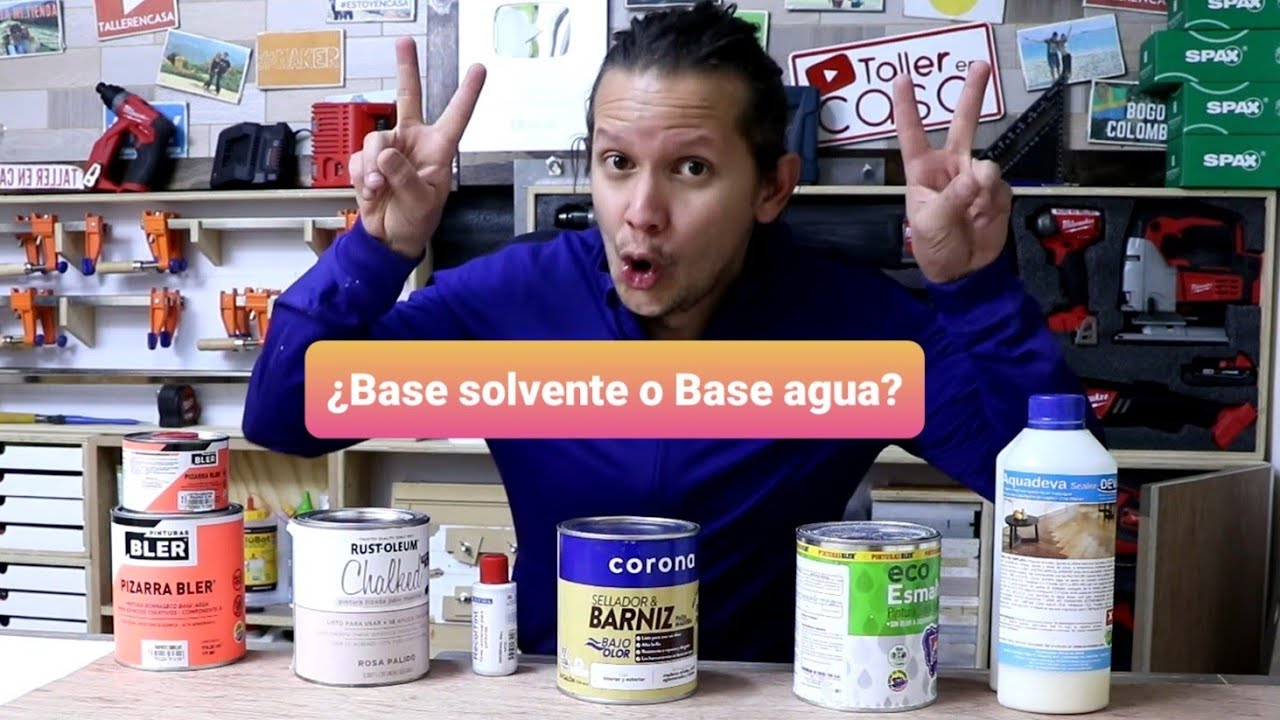 Tipos de pinturas para madera - Barniz, Laca, Esmalte, Tinte