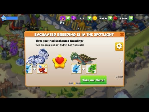 Enchanted Breeding is in the SPOTLIGHT -Gameplay - Dragon Mania Legends - part 949 HD