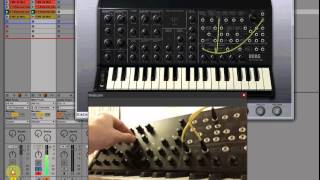 Video thumbnail for Korg MS-20 mini Vs MS 20 Plugin Korg Legacy by Nacho Scrum