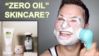 New Oily Skincare Routine - Zero Oil Toner, Cleanser, and Moisturizer from Origins