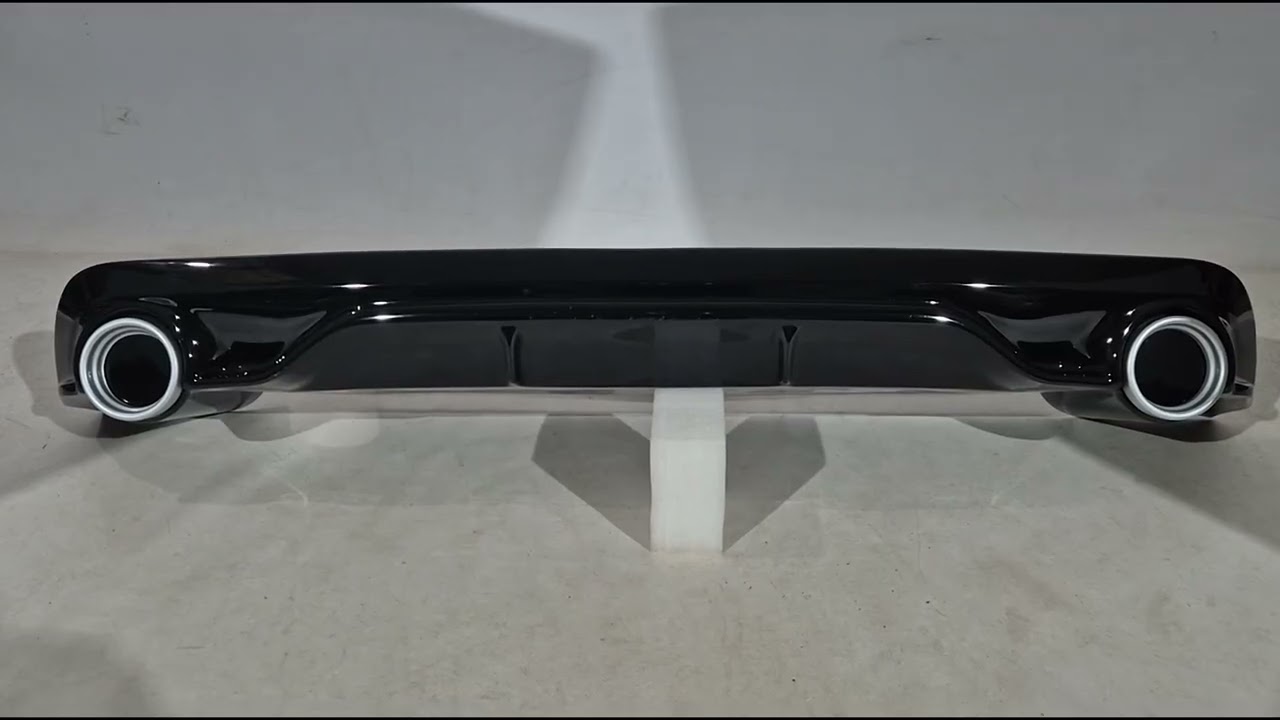 Задній дифузор DPT (HB, чорний глянець) Video 1