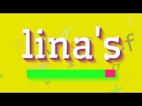 How to say "lina's"! (High Quality Voices)