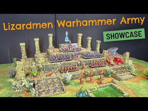 Warhammer Fantasy Lizardmen Army Showcase