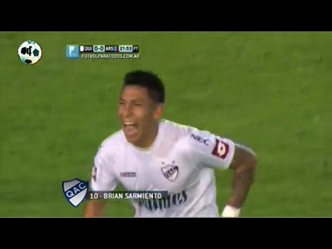 Gol Brian Sarmiento - Quilmes 1 Vs Arsenal 0 - Primera División 2014