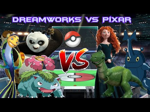 Pokémon Theme Team Battles: Dreamworks Vs Pixar