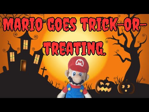 Spectacular Mario Bros Mario Goes Trick-or-Treating as a Halloween Mario! 🎃🍬