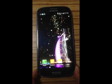 Dubai Fireworks Live Wallpaper Video