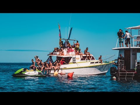 Party at the End of the Road || Pro Surfing & Freediving at Teahupo'o Tahiti (Chopes)