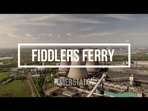 Fiddlers Ferry power station, Dji Air 2S , 4k