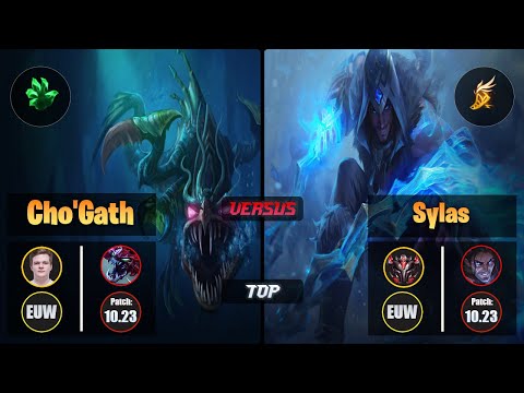 Jenax CHO'GATH (Top) [Grasp of the Undying] VS SYLAS - Grandmaster EUW Patch 10.23