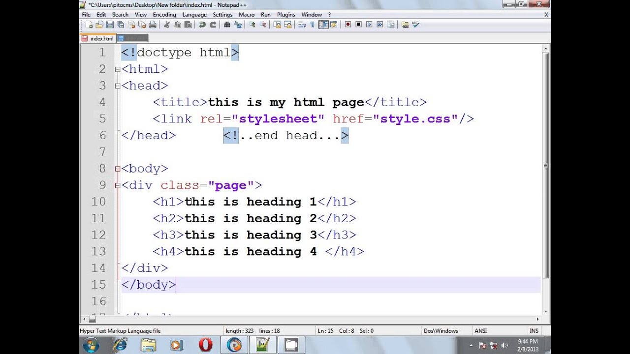 HTML & CSS BANGLA TUTORIAL PART-2(DIV and CLASS SELECTOR)