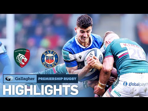 Leicester v Bath - HIGHLIGHTS | Hard Fought Victory! | Gallagher Premiership Rugby 2022/23