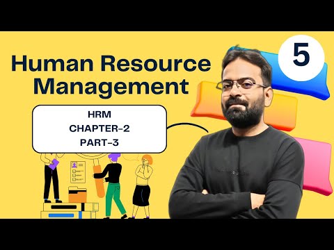 Human Resource Management HRM Chapter 1 BCom BBA CWG For Bcom